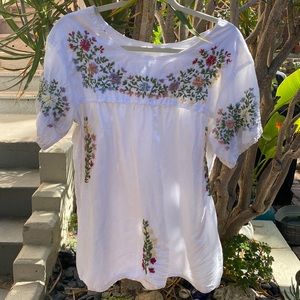 Mexican embroidered shirt- No brand